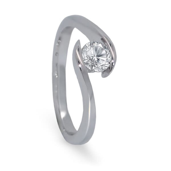 Diamantring forlovelsesring  0,40 ct i 14kt gull. Afrodite - 18015040
